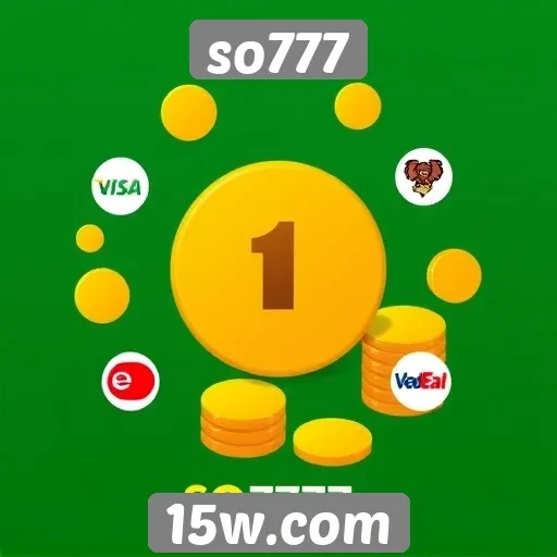 Opções de pagamento disponíveis no so777