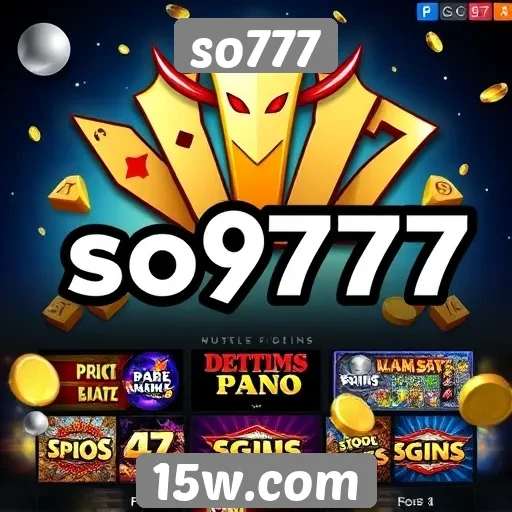 Variedade de jogos disponíveis no so777